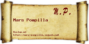 Mars Pompilla névjegykártya